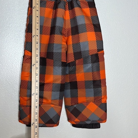 Circo kids bib ski pants, size 18 months, orange/black/gray, gaiters - Picture 6 of 6